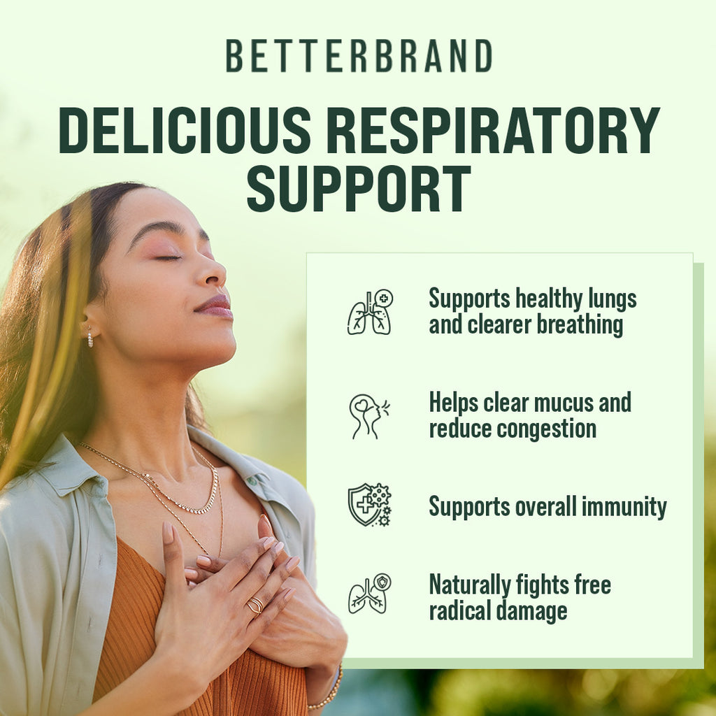 Mullein Gummies Pear Flavor Lung Health Dietary Supplement