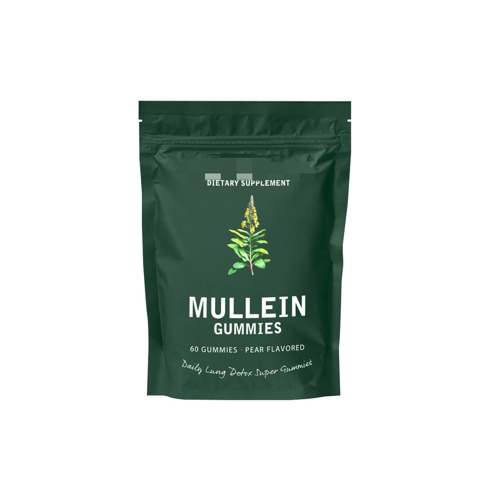 Mullein Gummies Pear Flavor Lung Health Dietary Supplement